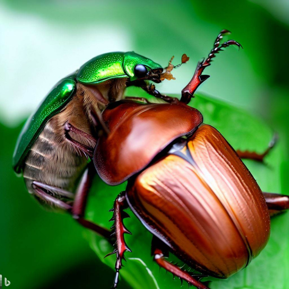 June Bug vs Japanese Beetle