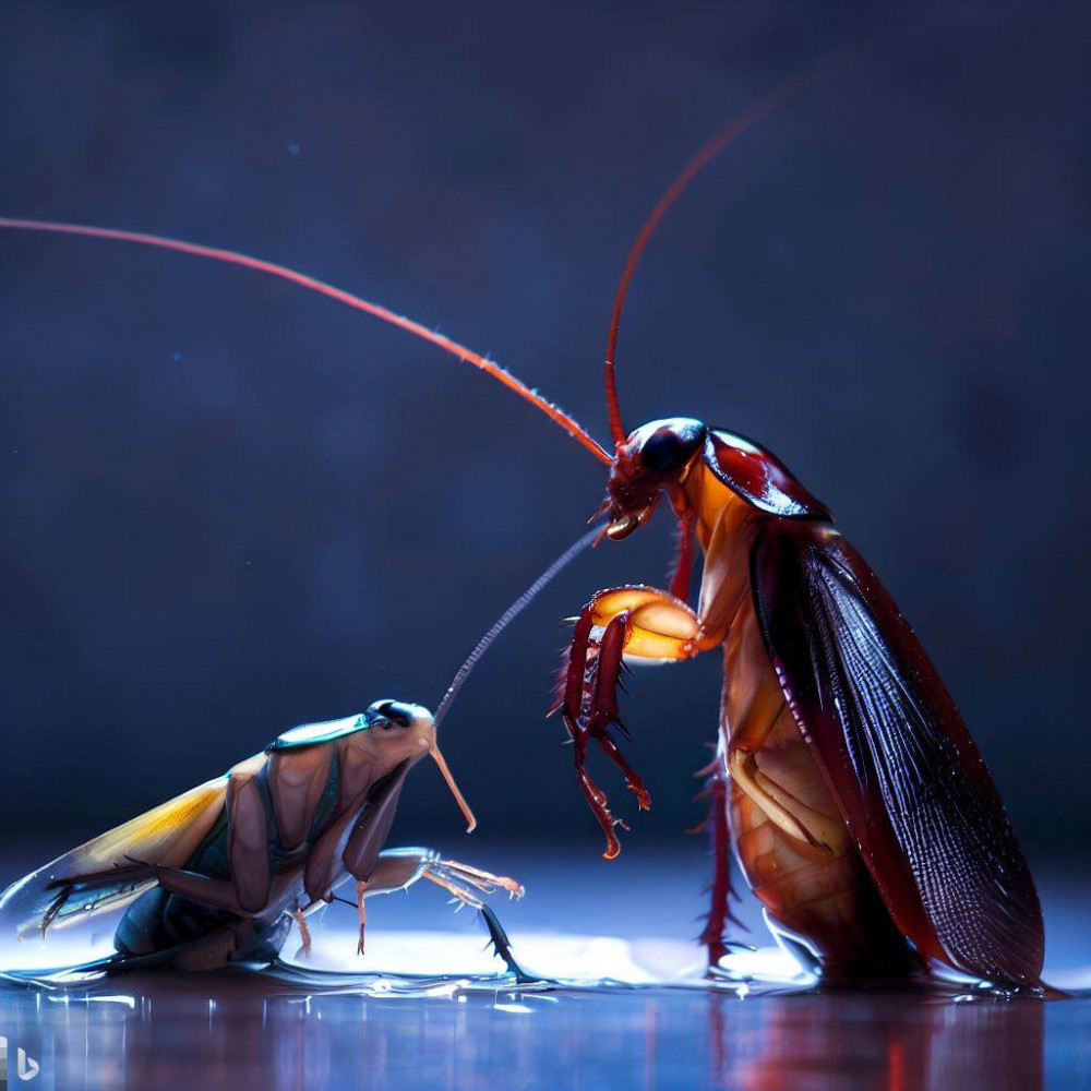 Water Bug vs Roach